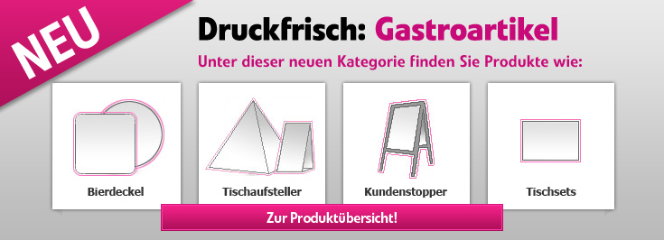Jetzt Neu - Gastroartikel