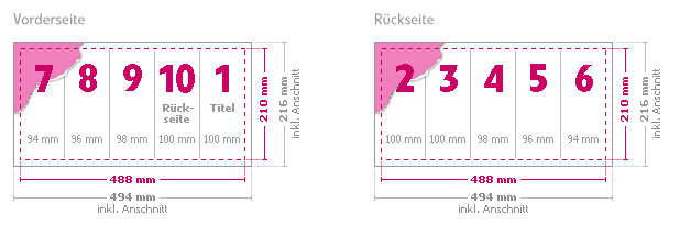 Druckhelden De Flyer Gefalzt Din Lang Bilderdruck Matt 135 G F